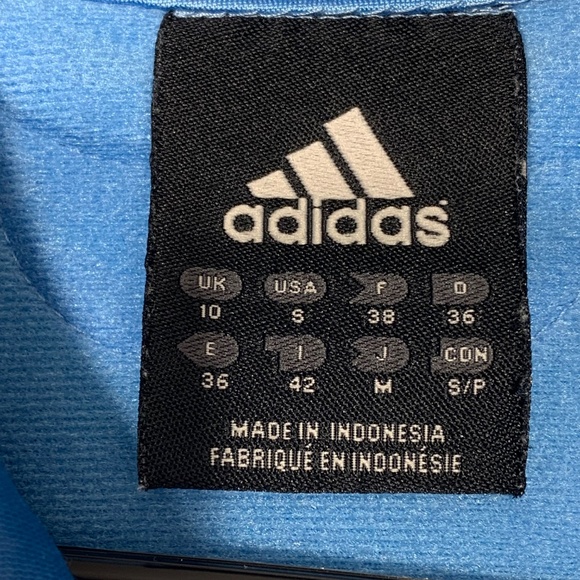 Adidas Dale Jr Blue Track Jacket NASCAR Zip Up Size S 100% Polyester - Picture 5 of 9